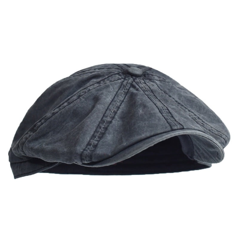 Soft Cotton Newsboy Cap