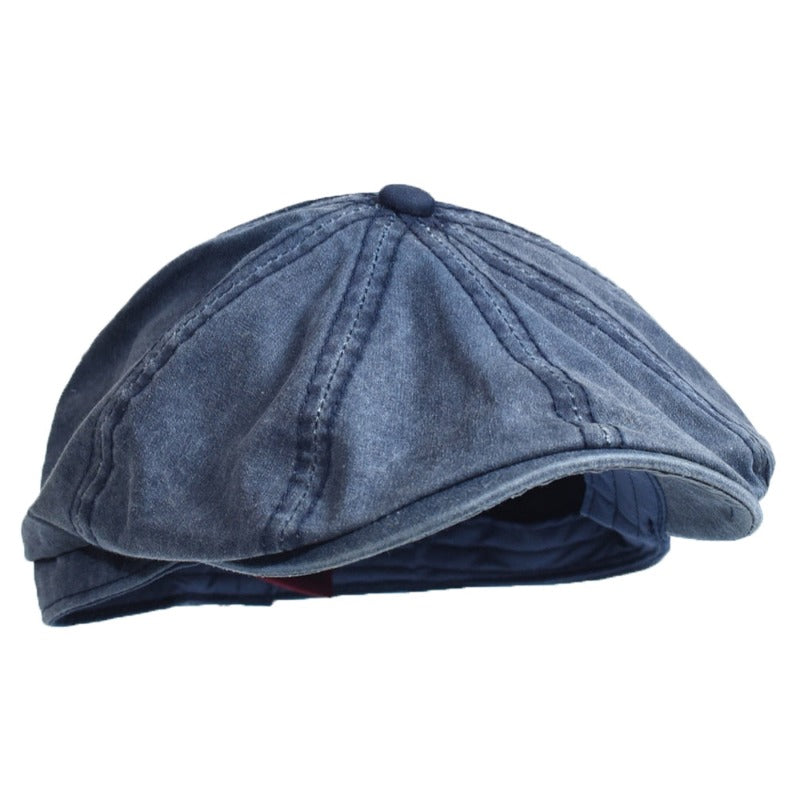 Soft Cotton Newsboy Cap