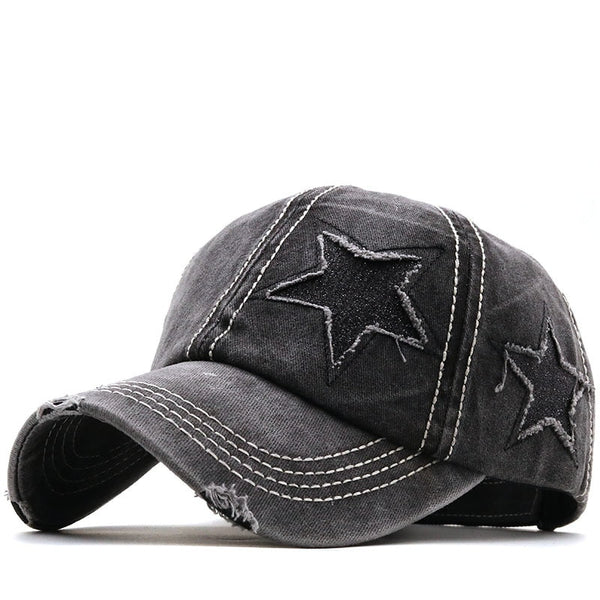 Stars Pony Tail Baseball Cap