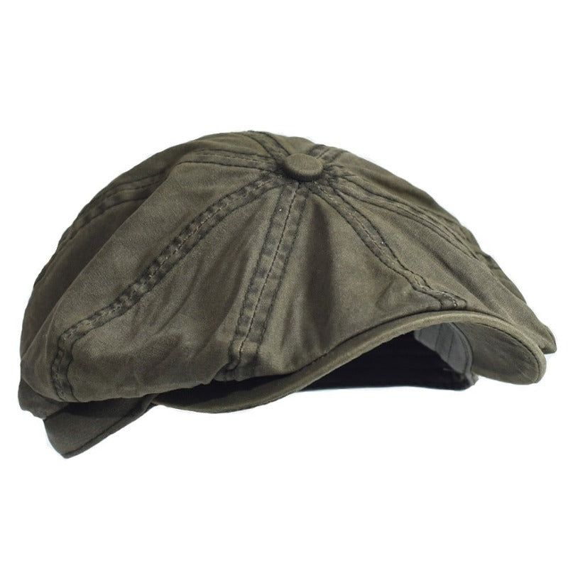 Soft Cotton Newsboy Cap