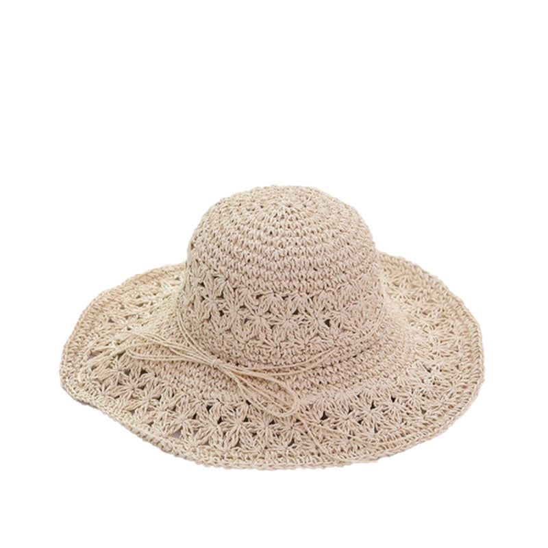 Woven Straw Wide Brim Sun Hat