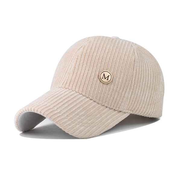 Chunky Corduroy Baseball Cap