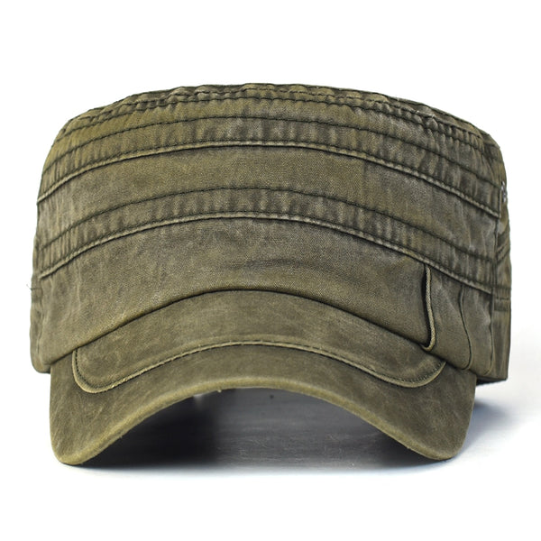 Flat Top Stitched Baseball Cap