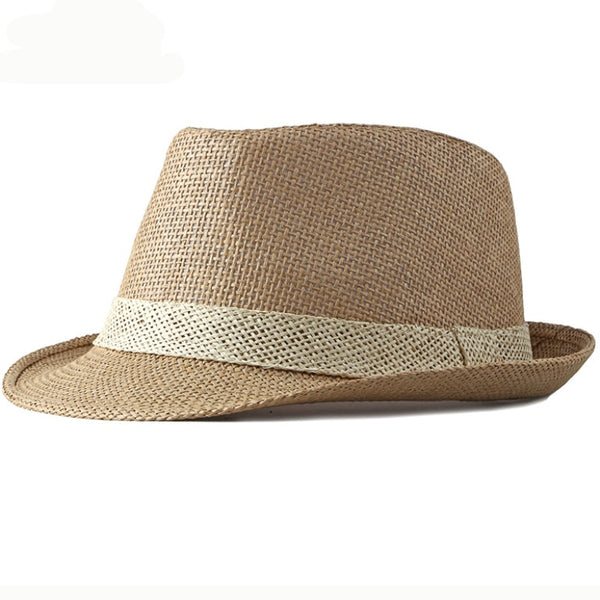 Classic Trilby Hat in Lightweight Straw