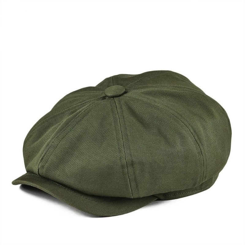 Twill Cotton Newsboy Cap