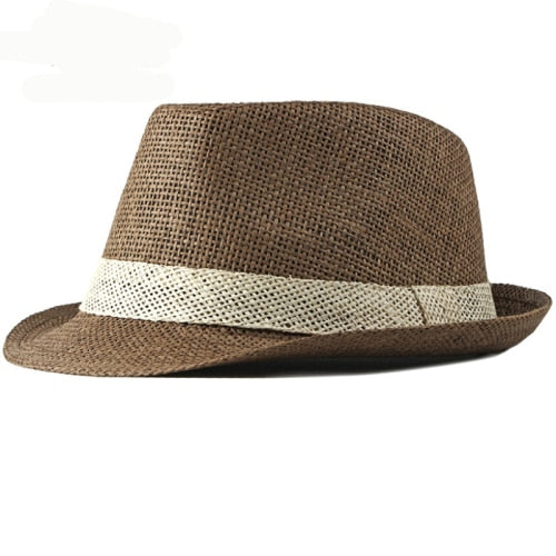 Classic Trilby Hat in Lightweight Straw