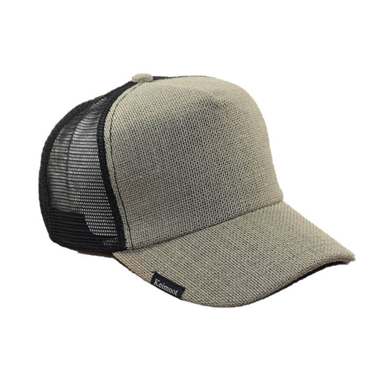 Linen Trucker Cap