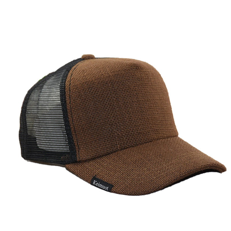 Linen Trucker Cap