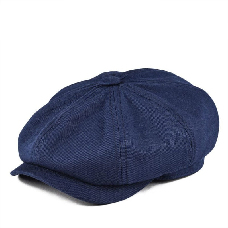 Twill Cotton Newsboy Cap