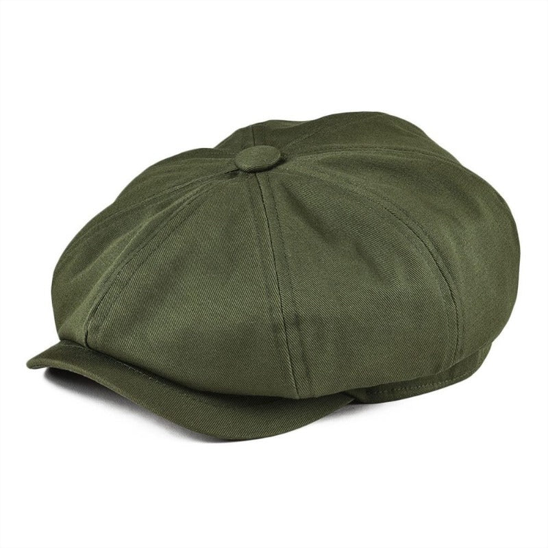 Twill Cotton Newsboy Cap