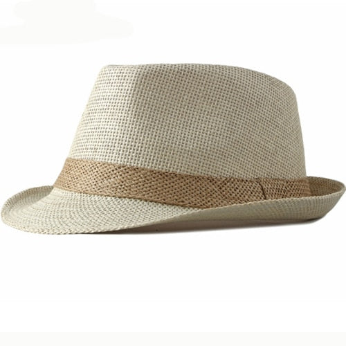 Classic Trilby Hat in Lightweight Straw