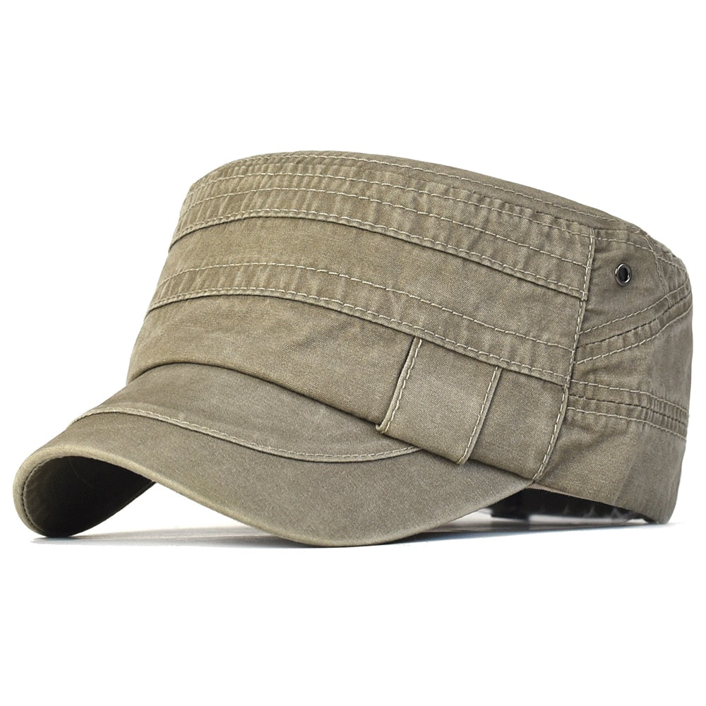 Flat Top Stitched Baseball Cap