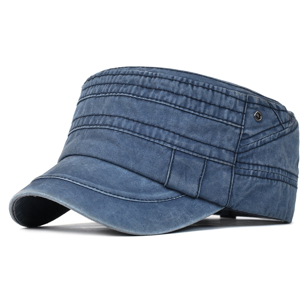 Flat Top Stitched Baseball Cap