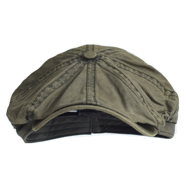 Soft Cotton Newsboy Cap