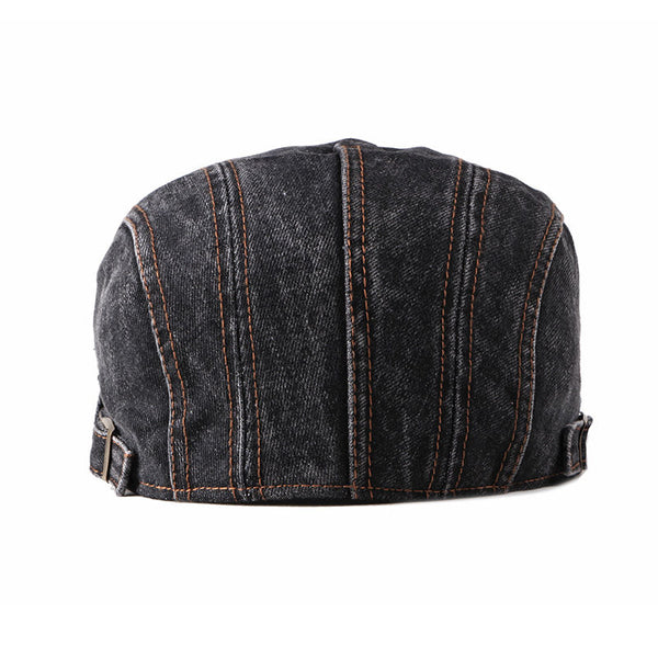 Washed Denim Driver's Cap