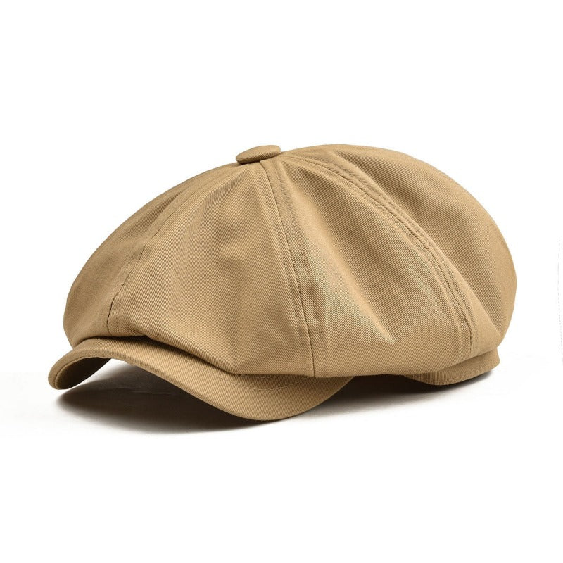 Twill Cotton Newsboy Cap