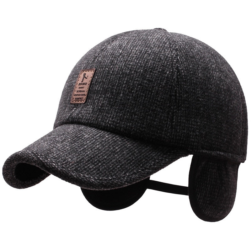 Winter Ear Cover Baseball Cap