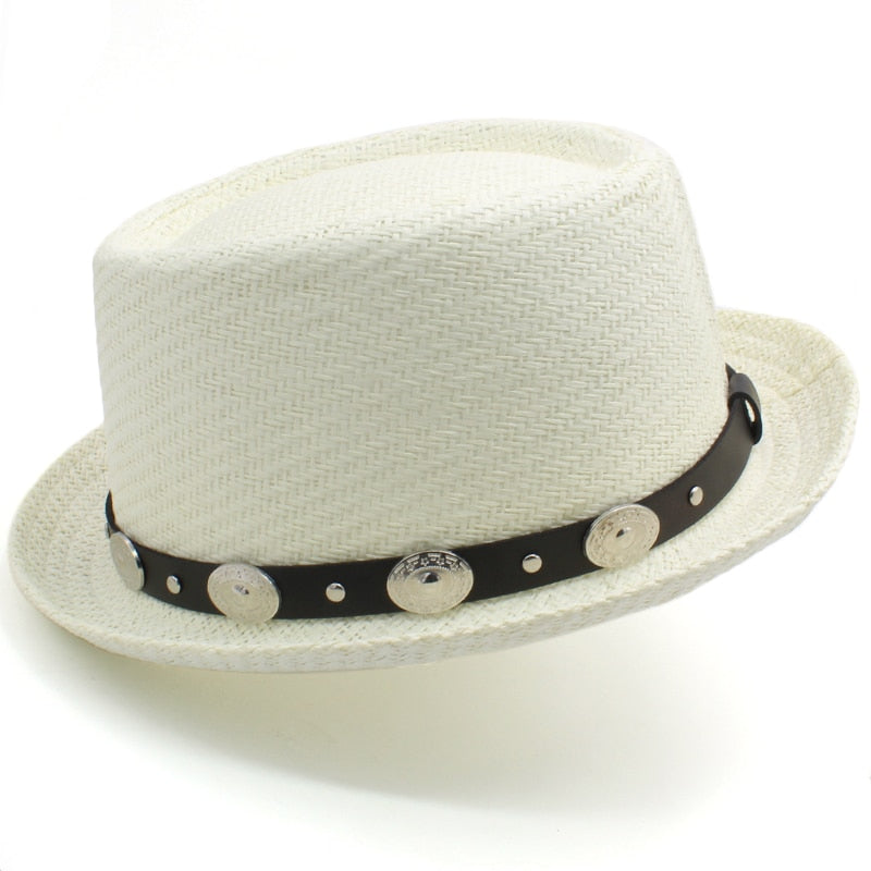 Straw Porkpie Hat