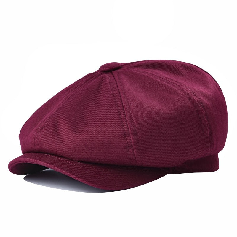 Twill Cotton Newsboy Cap