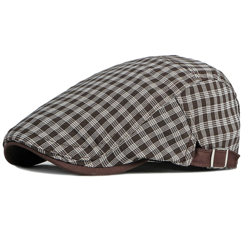 Gingham Driver's Cap