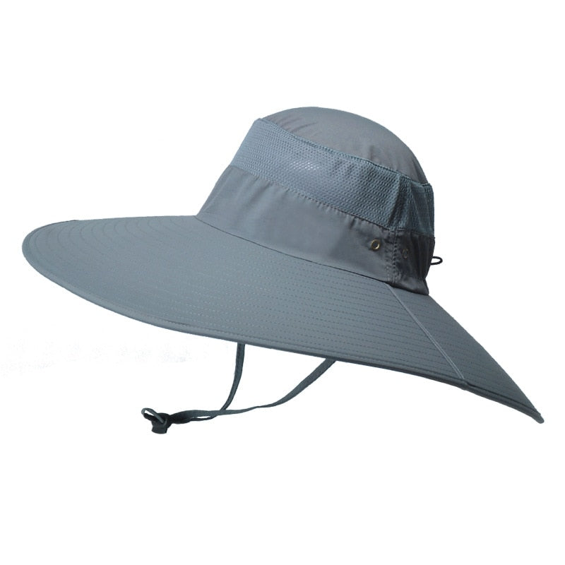 Super Wide Brim Outdoor Water-resistant Sun Hat