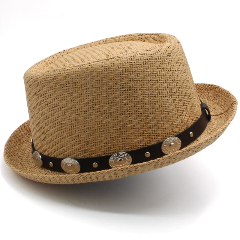 Straw Porkpie Hat