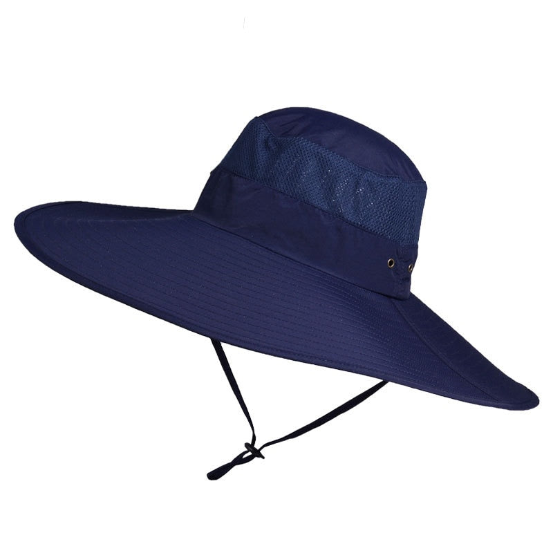 Super Wide Brim Outdoor Water-resistant Sun Hat