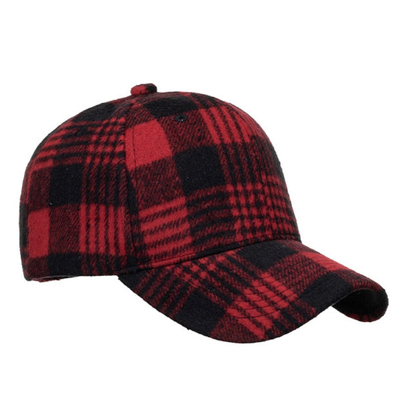 Plaid Baseball Cap