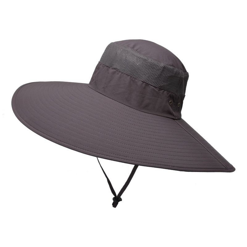 Super Wide Brim Outdoor Water-resistant Sun Hat