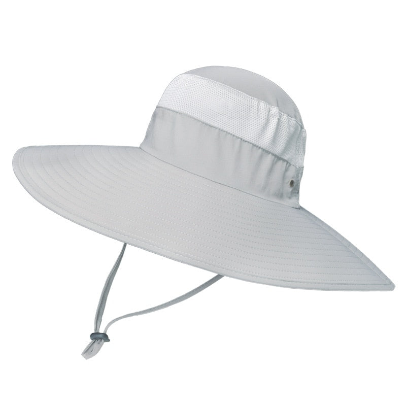 Super Wide Brim Outdoor Water-resistant Sun Hat