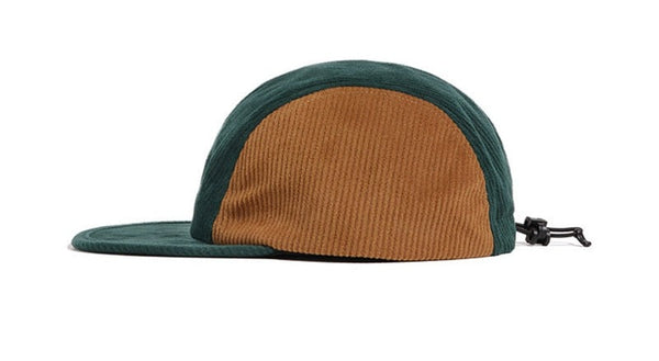 4 Panel Flat Peak Baseball Cap