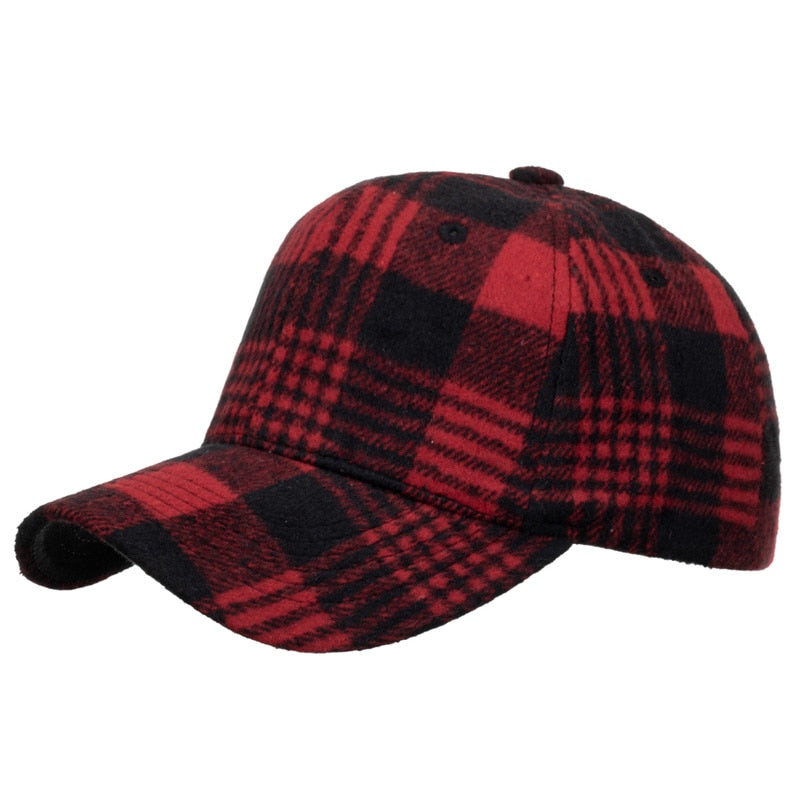 Plaid Baseball Cap