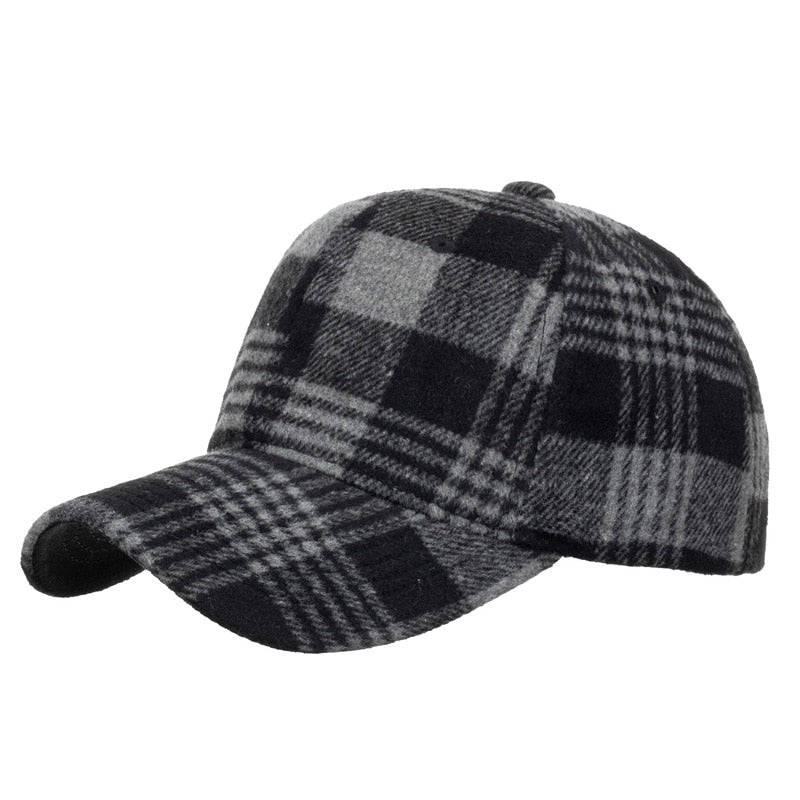 Plaid Baseball Cap