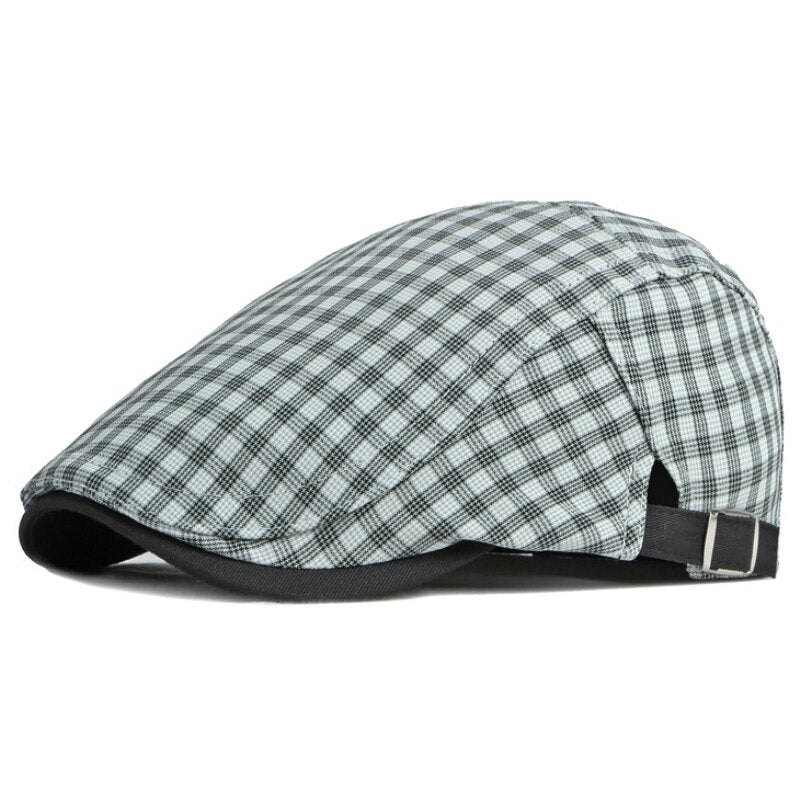 Gingham Driver's Cap