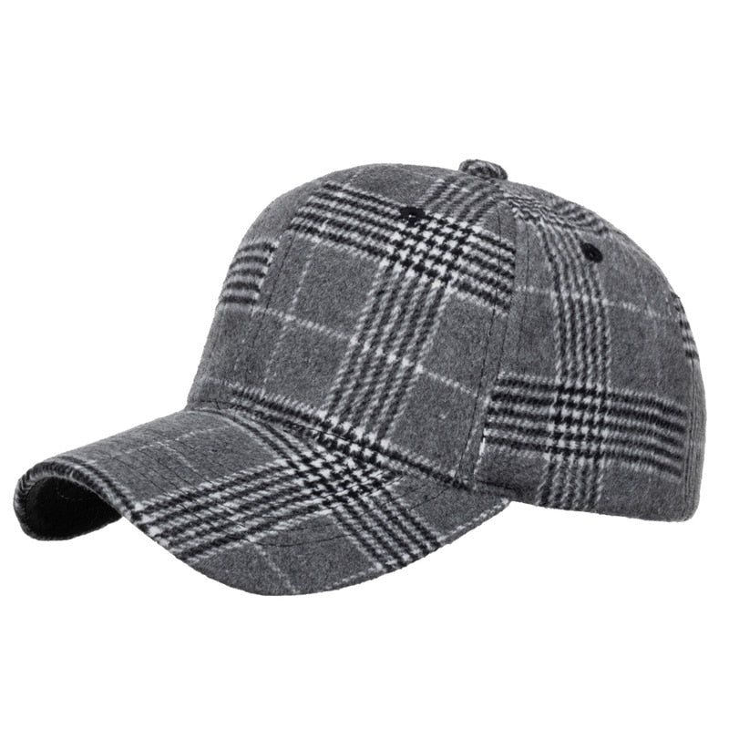 Plaid Baseball Cap