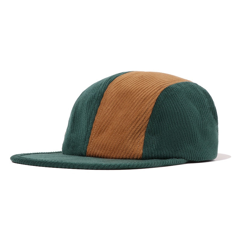 4 Panel Flat Peak Baseball Cap