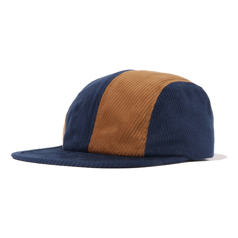 4 Panel Flat Peak Baseball Cap