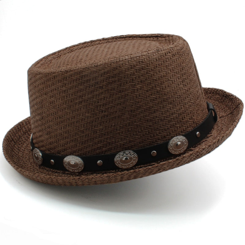 Straw Porkpie Hat